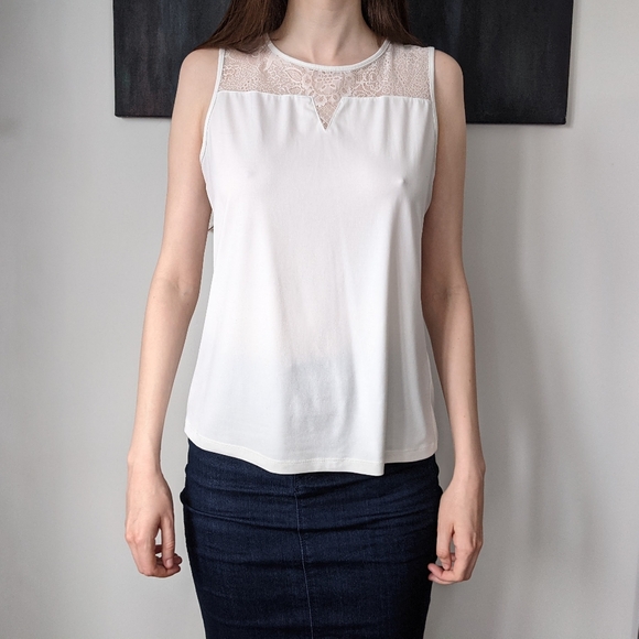 Lacy white top Nine West - Picture 3 of 4